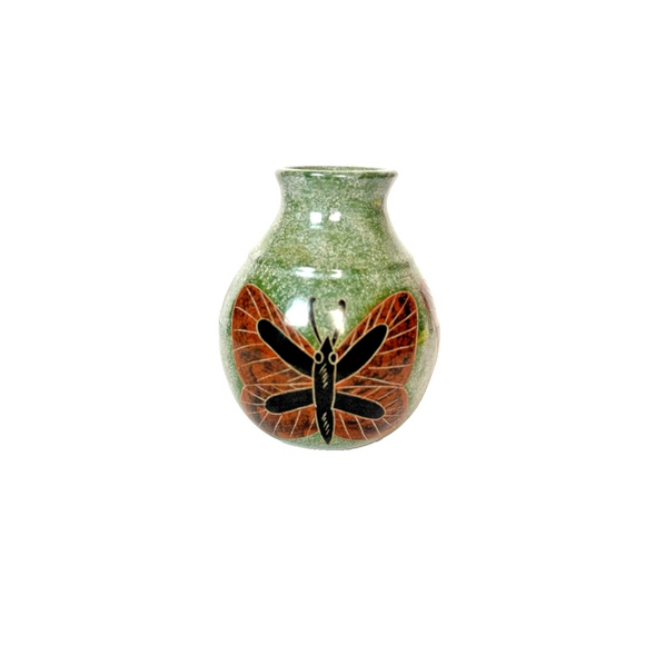 Nicaragua Pottery Signed by Rodolfo Jimenez Folk Art Vase San Juan De Oriente - Picture 5 of 11